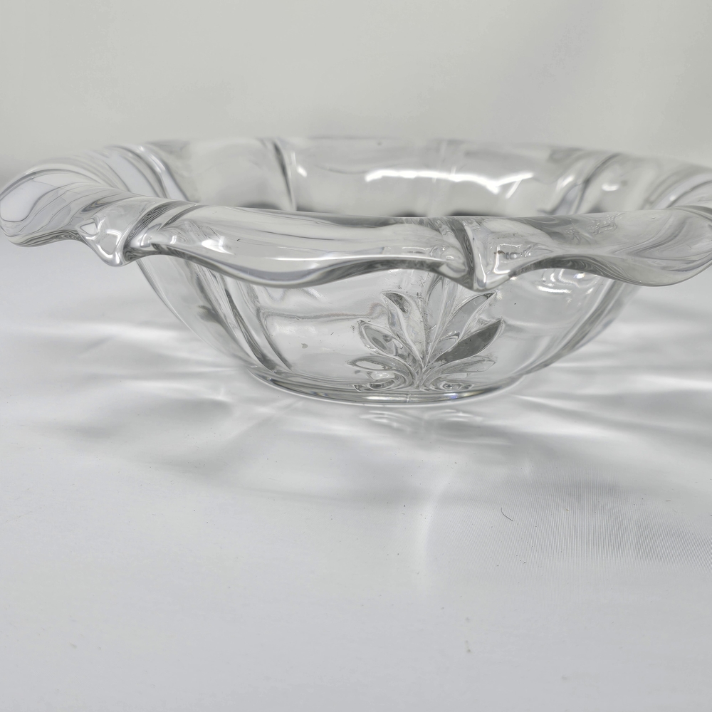 Fostoria Glass Chintz Large Serving Bowl Vintage 1950s
